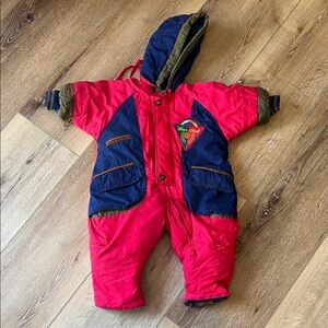 Vintage baby snowsuit